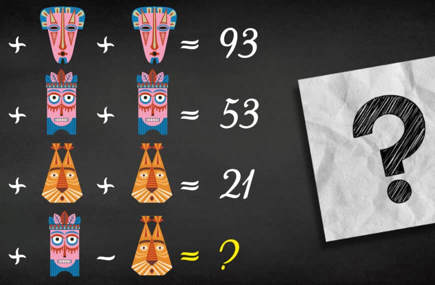 Matematikkgåte: Kan du raskt finne løsningen på denne mattegåten?